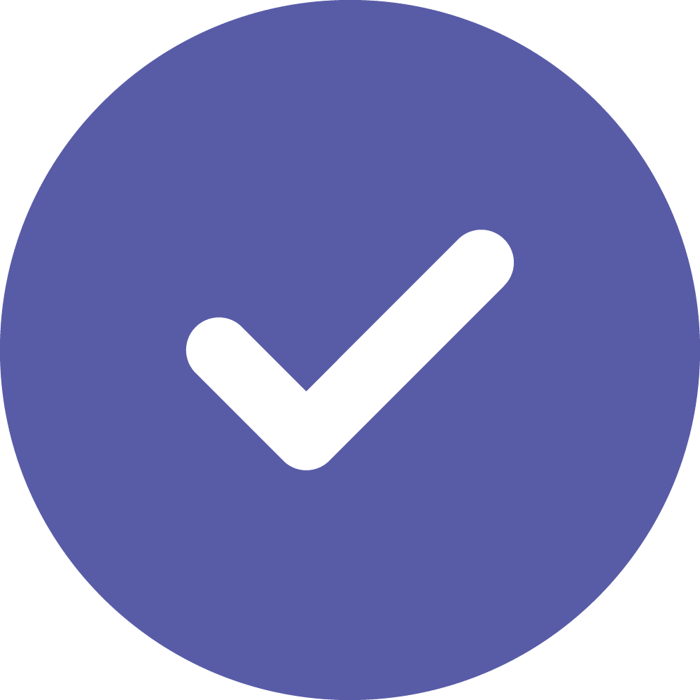 picto check violet